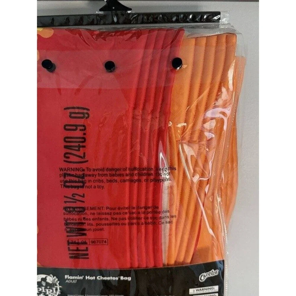 Spirit Adult Flamin' Hot Crunchy Cheetos 3D Foam Costume One Piece One Size Fits